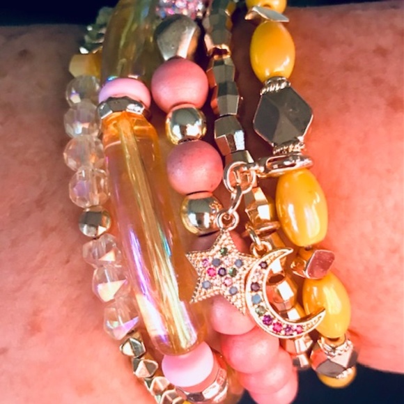 ERIMISH BRACELETS ⭐️New SUMMER ARRIVAL SUNNY GALAXY CHARM SPECIALTY STACK ⭐️ NWT - Picture 10 of 13